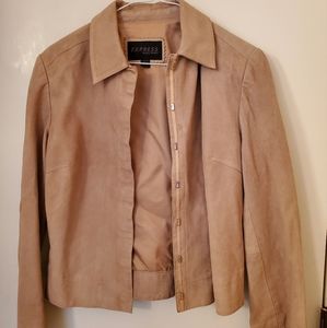 Express World Brand Suede Jacket